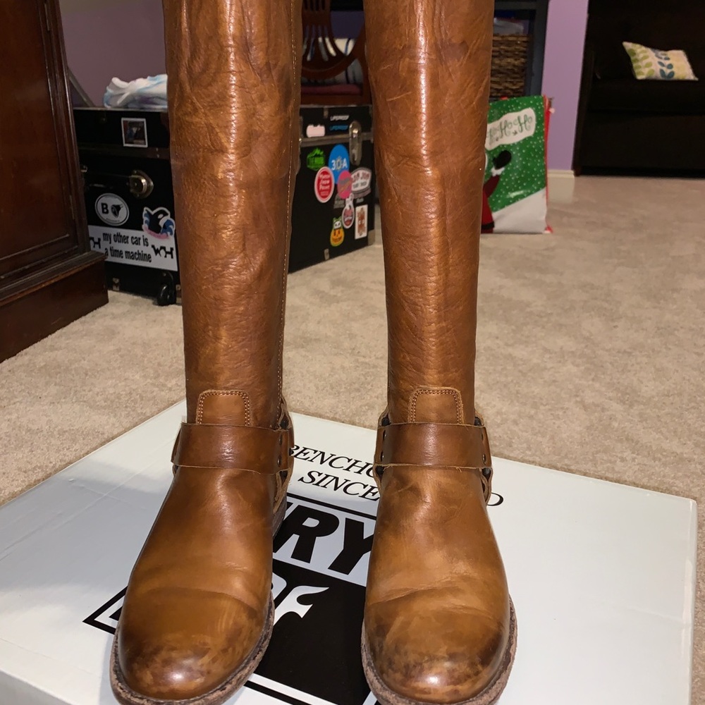 Frye Phillip Harness Tall Boots